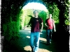 Jochen and I at the Muiderslot castle gardens.