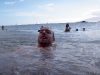 Me swimming.  I think I just was wiped out by a wave.