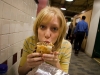 Katy also enjoys Philly cheese steaks.