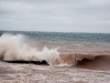 Waves breaking on Lake Superior.